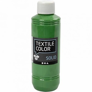Textil Solid, lysande grön, täckande, 250 ml